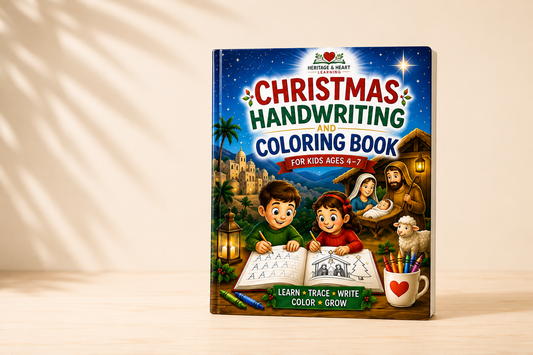 Christmas Scripture Handwriting & Coloring Book