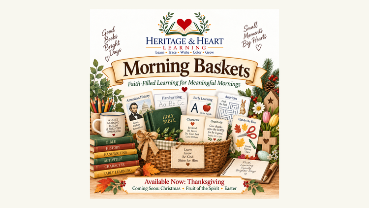 Heritage & Heart Learning Morning Baskets