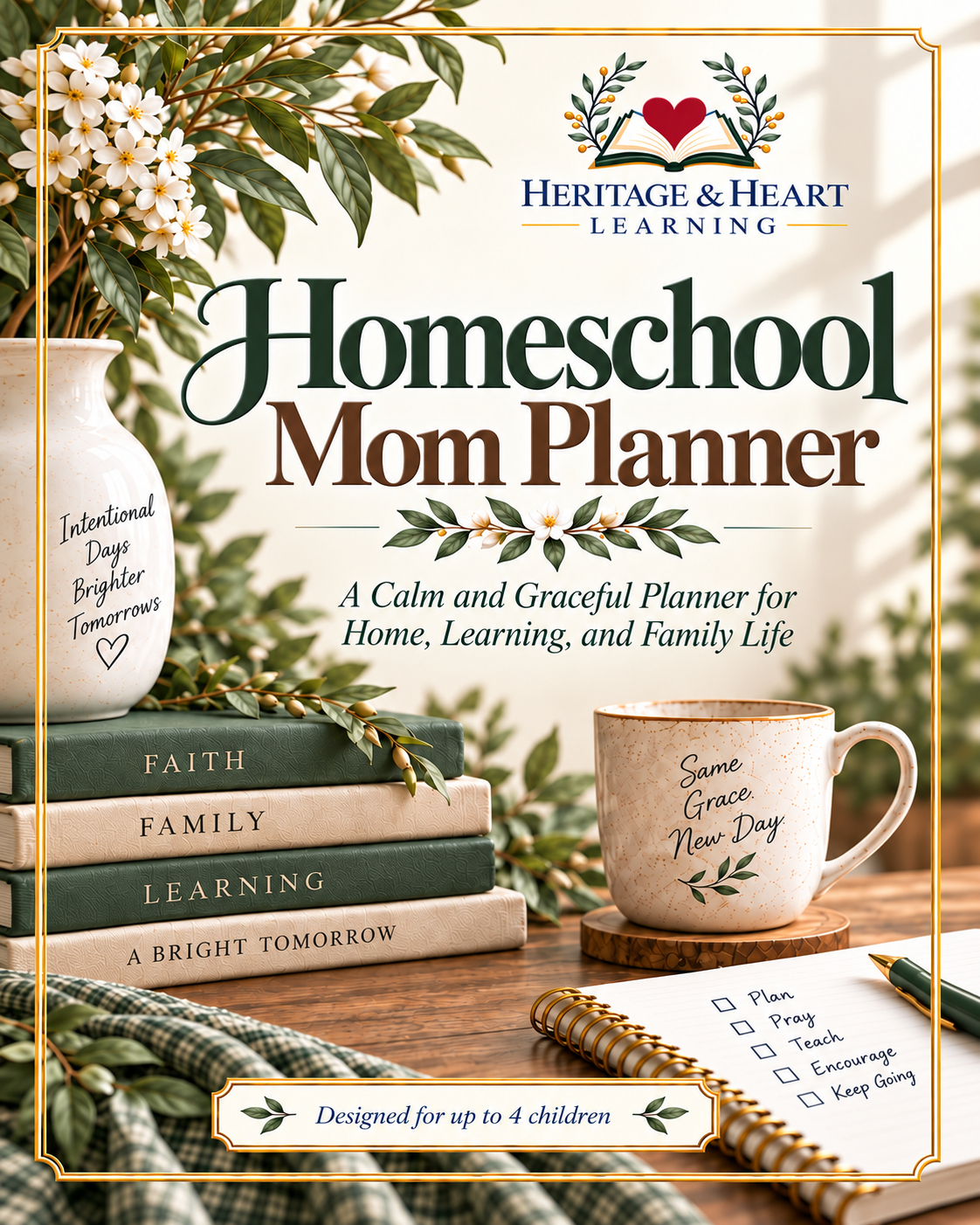 Heritage & Heart Homeschool Mom Planner