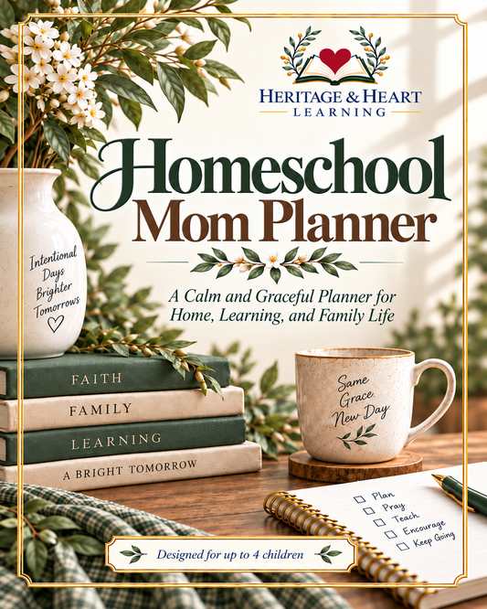 Heritage & Heart Homeschool Mom Planner