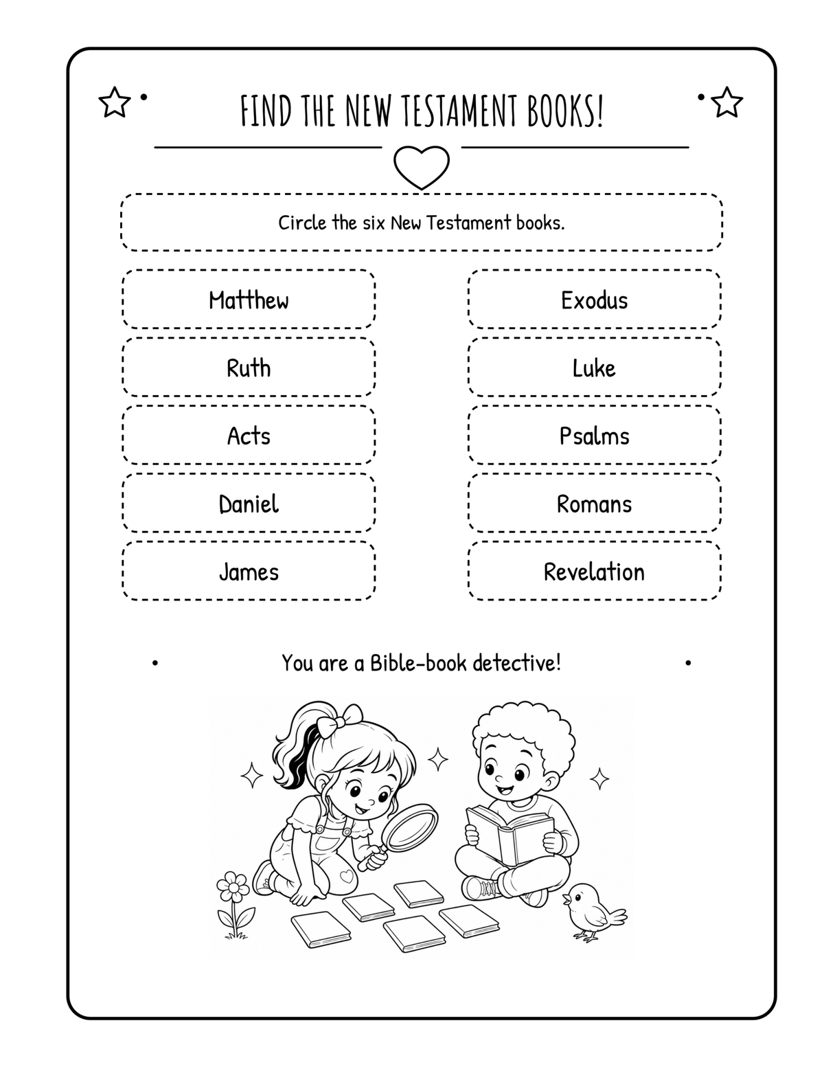 Learn the 66 Books of the Bible Ages 4–7