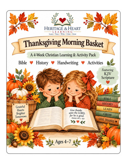 Thanksgiving Morning Basket  Ages 4–7
